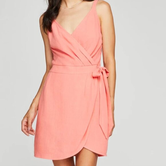 Gentle Fawn Alicia Mini Dress in Coral - Picture 1 of 5